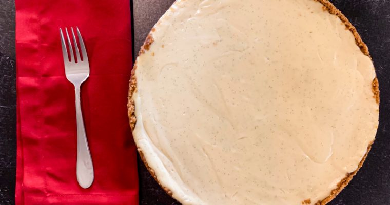 Aunt Bebe's Sour Cream Cheesecake