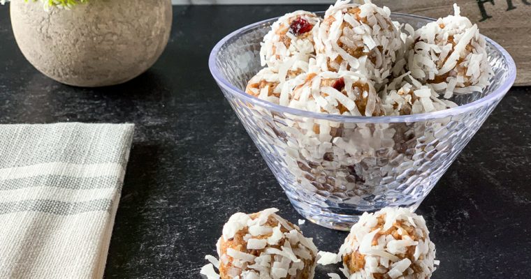 Coconut Cranberry Energy Balls