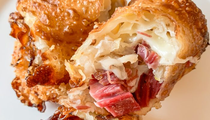 Reuben Egg Rolls