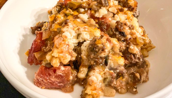 Gourmet Beef Noodle Casserole