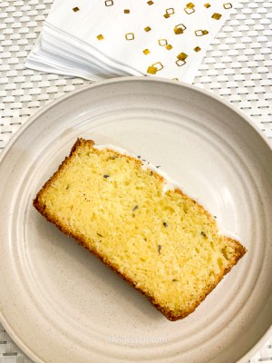 Lemon Lavender Honey Pound Cake
